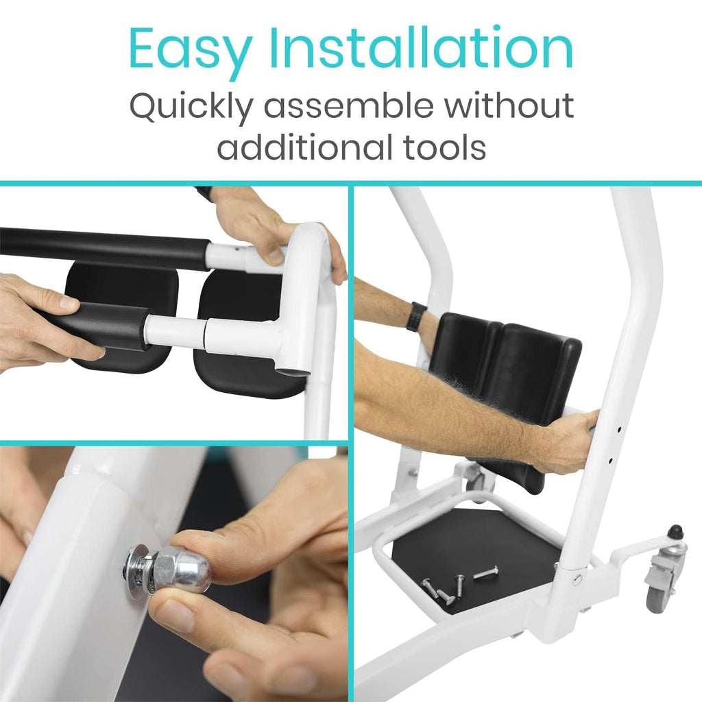 Mobility Sit to Stand Patient Lift for Handicapped - Stand Assist Lift Aid for Home Care Use