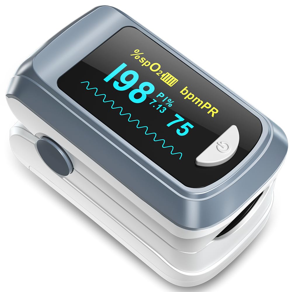 Fingertip Pulse Oximeter Blood Oxygen Saturation Monitor Pulse