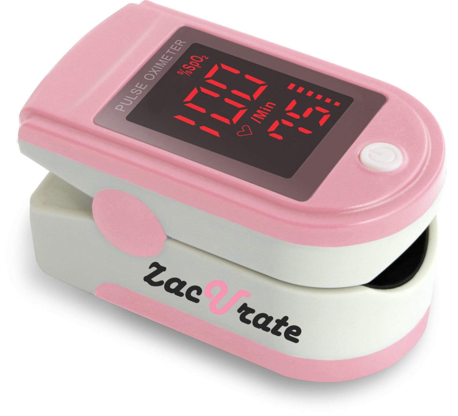 500DL Fingertip Pulse Oximeter Blood Oxygen Saturation Monitor with Silicone Cover, Batteries and Lanyard