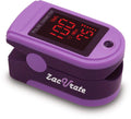 500DL Fingertip Pulse Oximeter Blood Oxygen Saturation Monitor with Silicone Cover, Batteries and Lanyard