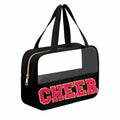 Letter MEDS Bag Clear Medical Medicine bag for Traveling Preppy Emergency Patch Bag with Handle