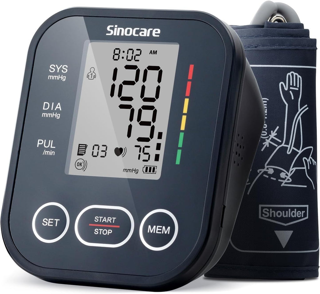Blood Pressure Monitor, Upper Arm BP Machine for Home