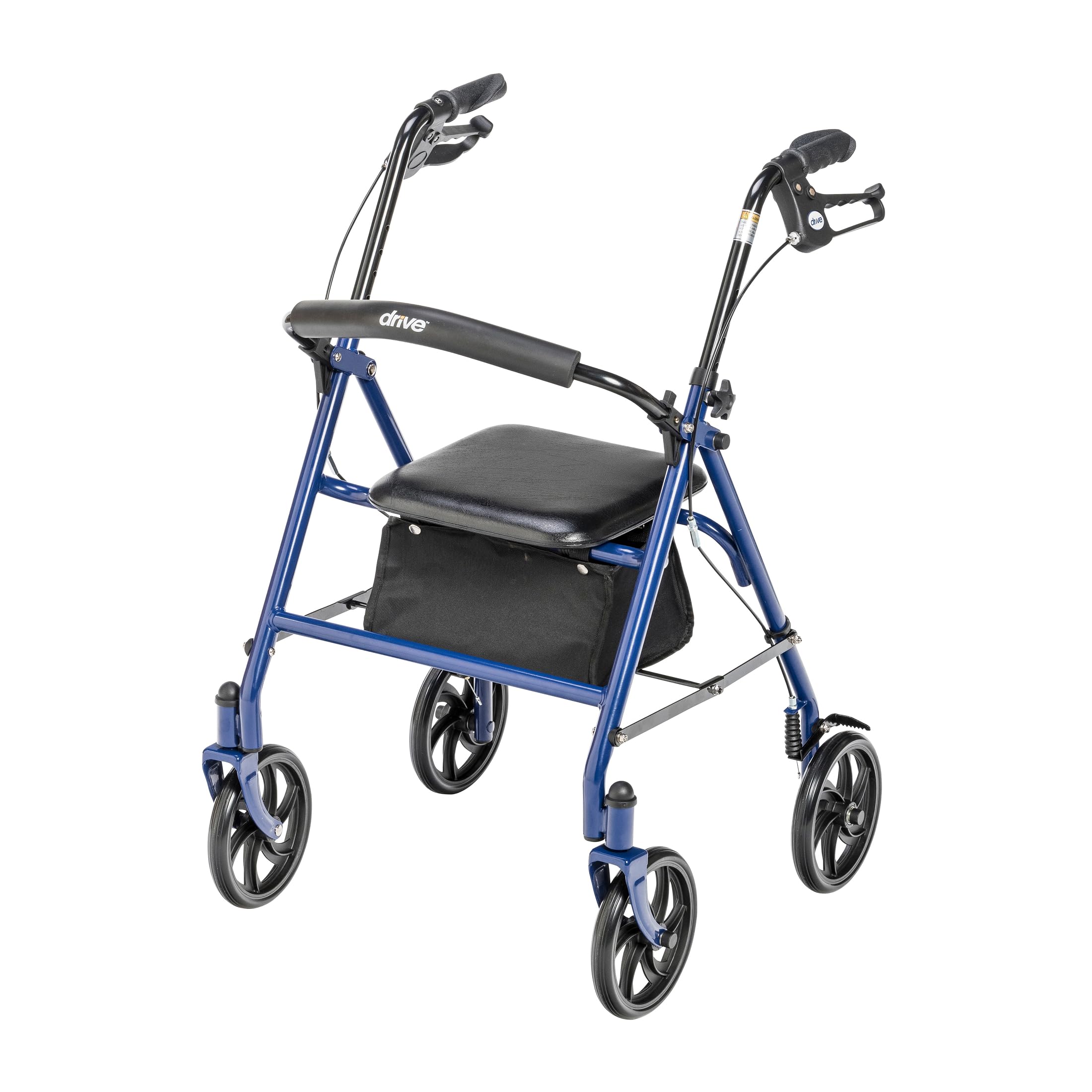 Medical Rollator Walker with Seat - Stable Mobility Support - Height Adjustable