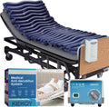 Alternating Air Pressure Mattress Pad, Bed Sore Prevention, Hospital Bed Mattress Topper with Whisper Quiet Pump