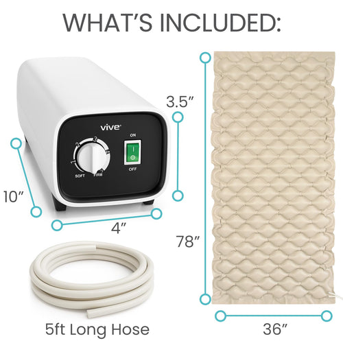 Alternating Air Pressure Mattress Pad - The Original Bed Sore Prevention Solution