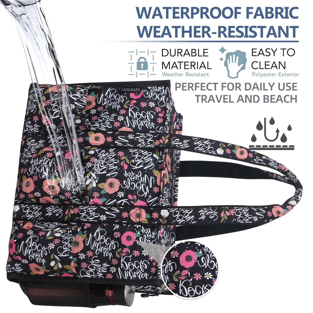 Nurse Bags for Work Nursing Bag Multiple Pockets Waterproof Organizing Zip Top Clinical Bag