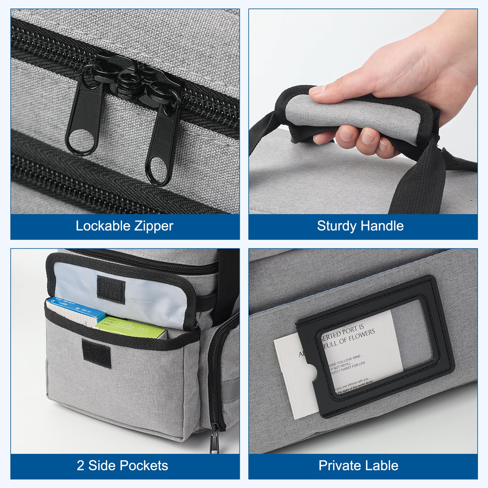 Medicine Organizer with Adjustable Divider, Double-Layer Medicine Bottle organizer Storage