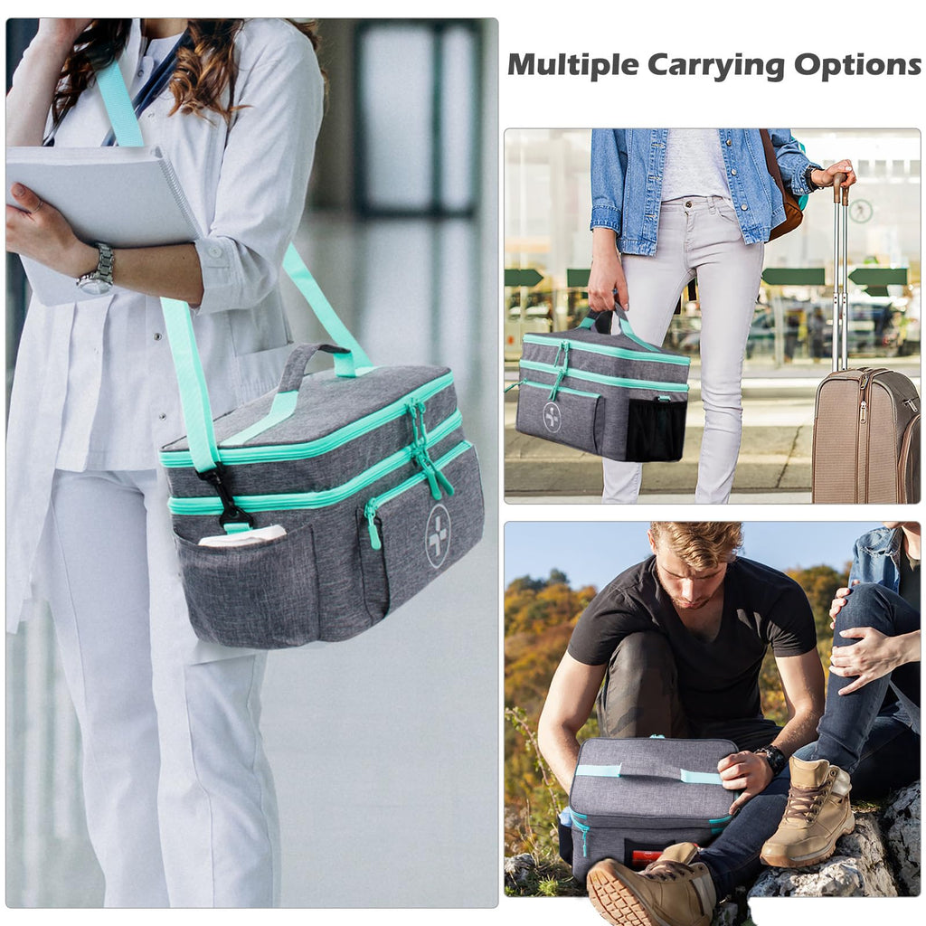 Travel Medicine Bag Organizer, Medical Bag Empty