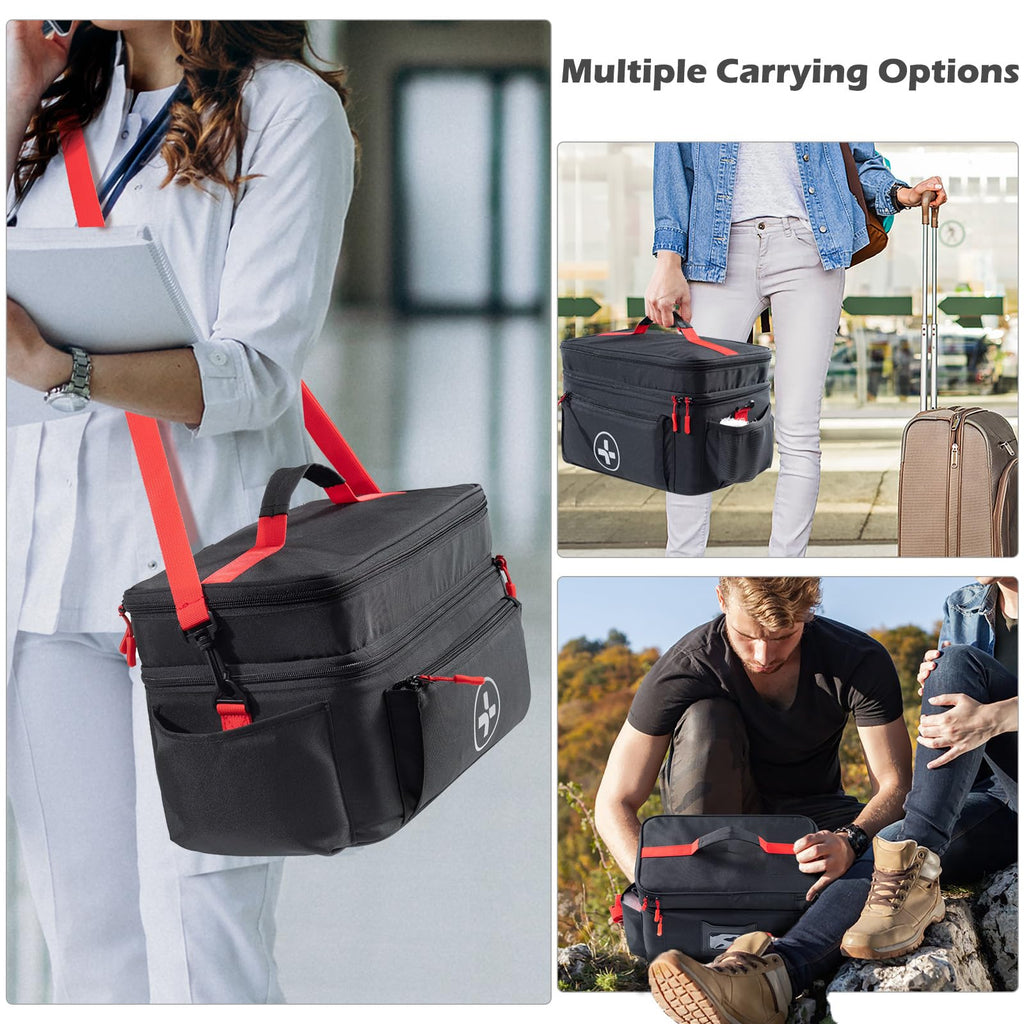 Travel Medicine Bag Organizer, Medical Bag Empty