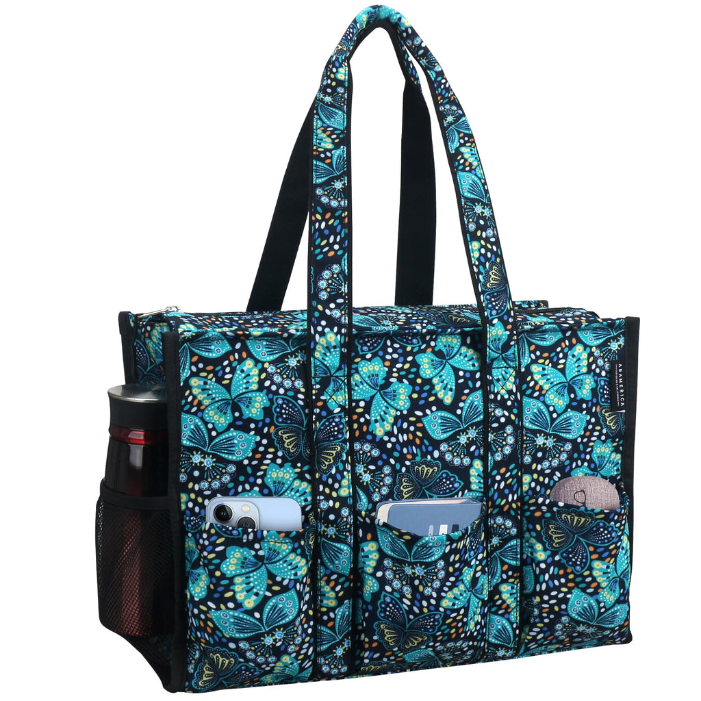 Nurse Bags for Work Nursing Bag Multiple Pockets Waterproof Organizing Zip Top Clinical Bag